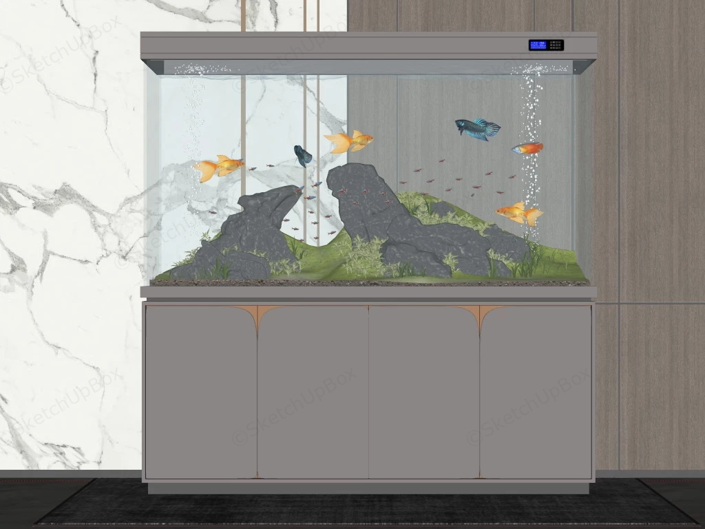 Home Aquarium Idea sketchup model preview - SketchupBox