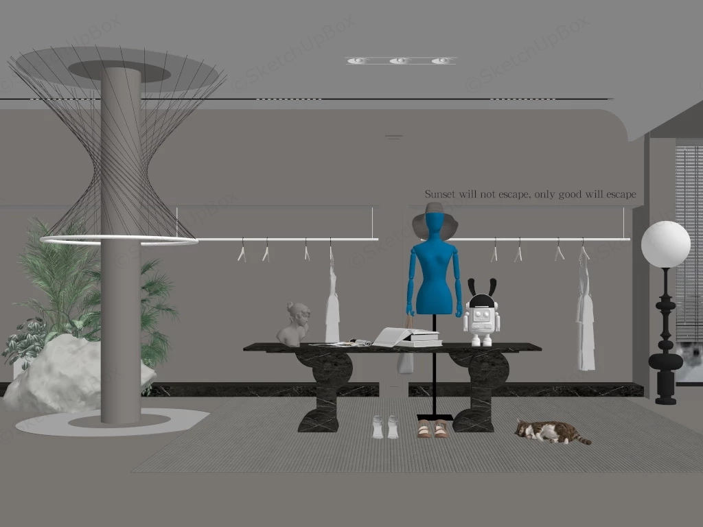 Small Boutique Ideas sketchup model preview - SketchupBox