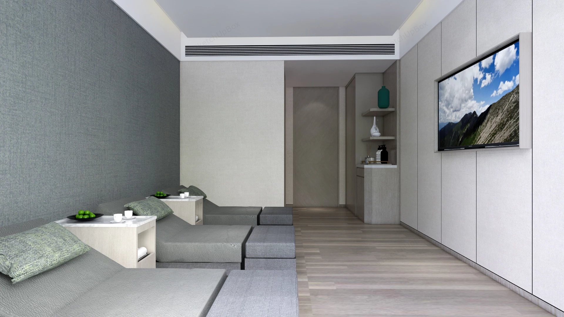 Foot Spa Salon sketchup model preview - SketchupBox