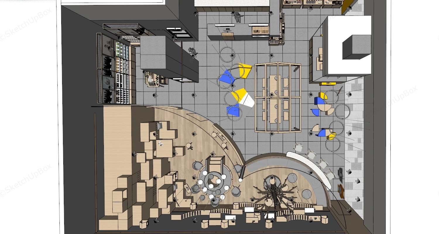 Pet Store Design sketchup model preview - SketchupBox