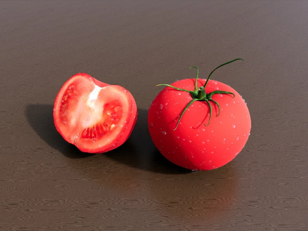 Tomato Vegetable sketchup model preview - SketchupBox