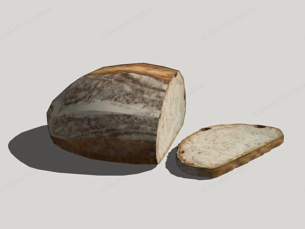 Whole Wheat Bread sketchup model preview - SketchupBox