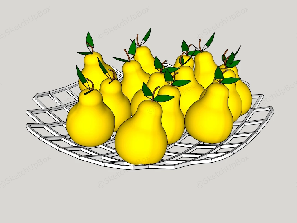Yellow Pears sketchup model preview - SketchupBox
