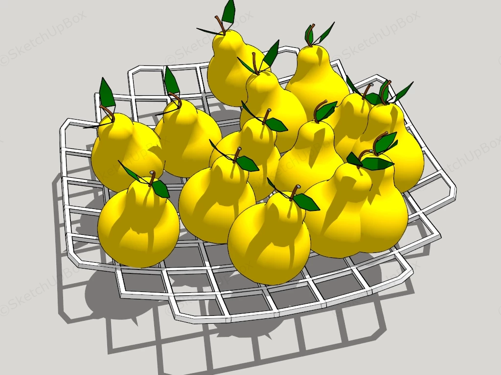 Yellow Pears sketchup model preview - SketchupBox