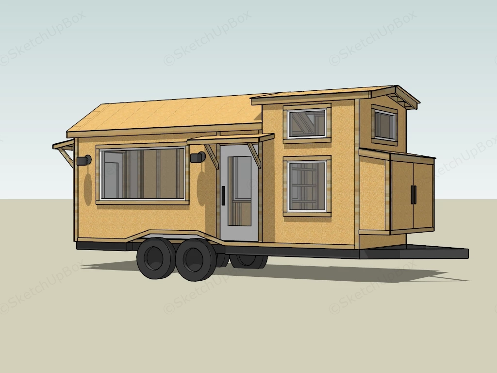 Camper Trailer sketchup model preview - SketchupBox