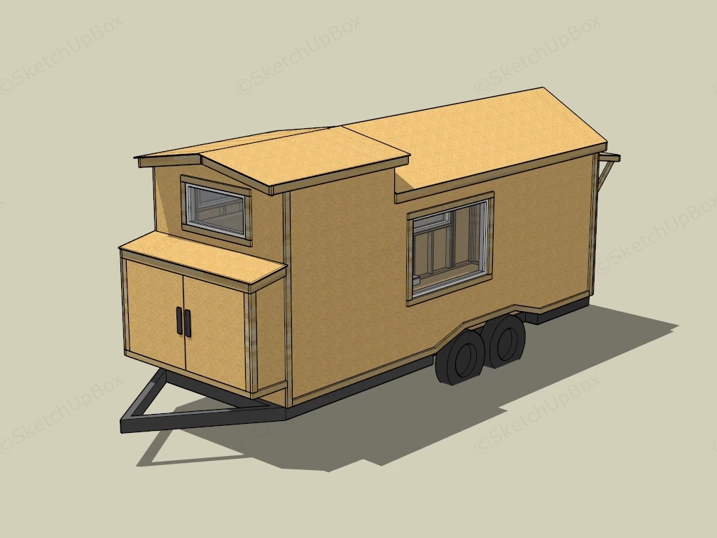 Camper Trailer sketchup model preview - SketchupBox
