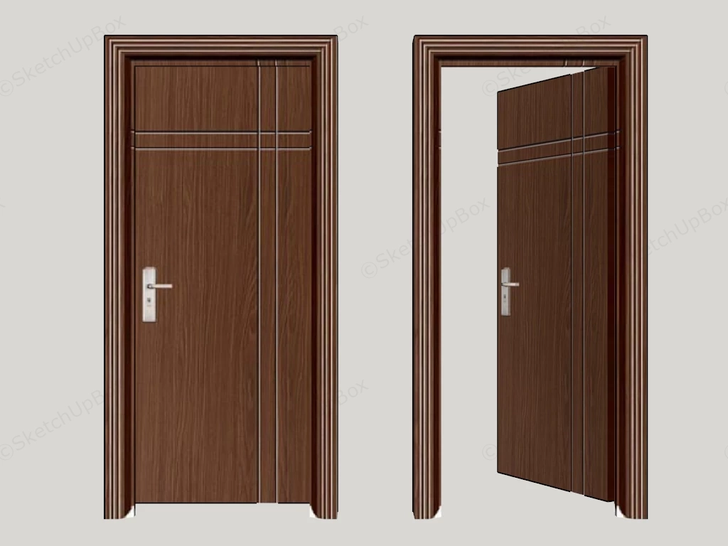 PVC Interior Doors sketchup model preview - SketchupBox