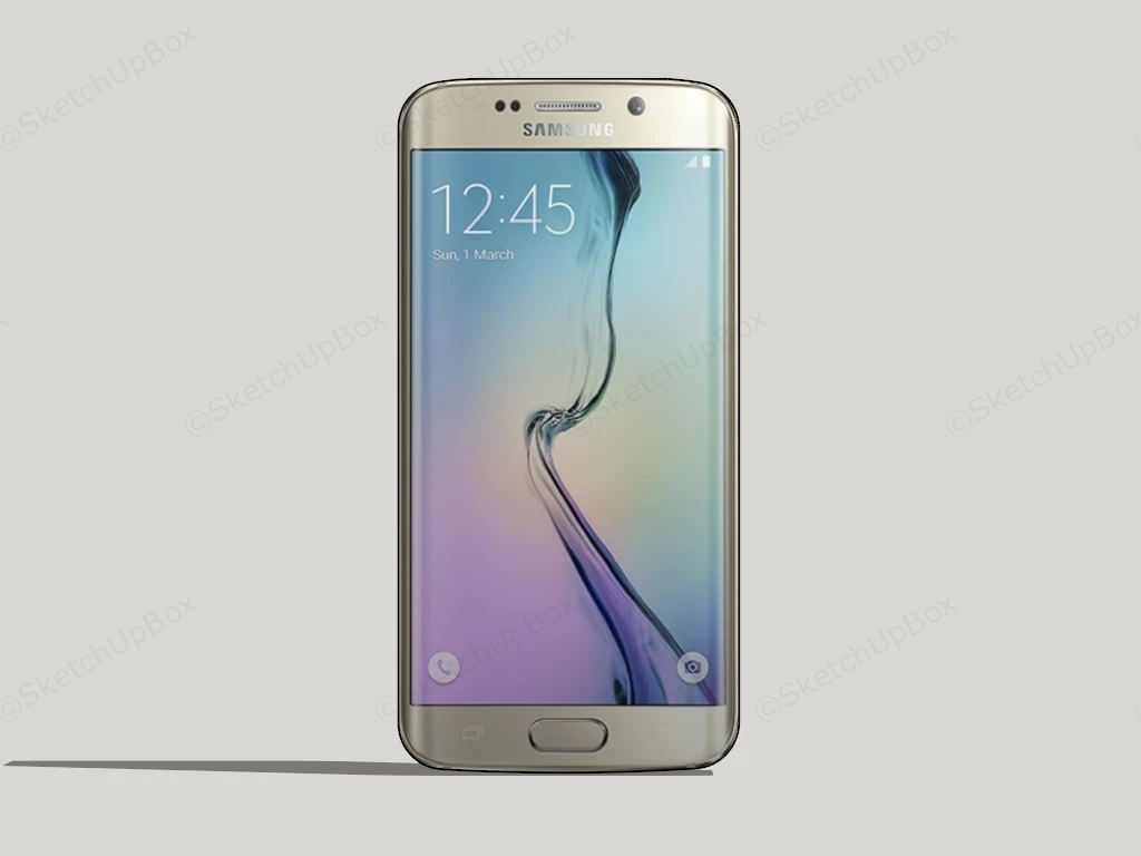 Samsung Galaxy Smartphone sketchup model preview - SketchupBox