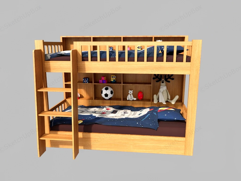 Child Bunk Beds sketchup model preview - SketchupBox