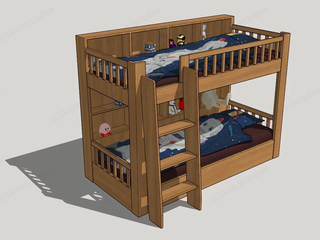 Child Bunk Beds sketchup model preview - SketchupBox