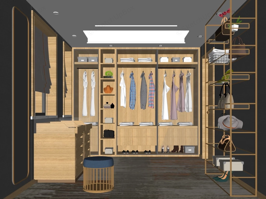 Home Dressing Room sketchup model preview - SketchupBox