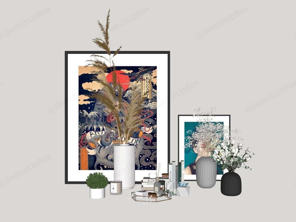 Home Accent Decor Accessories sketchup model preview - SketchupBox