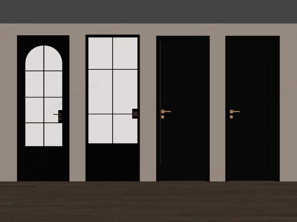 Interior Home Doors sketchup model preview - SketchupBox