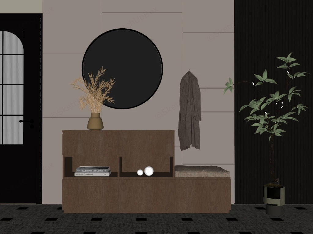 Minimalist Bathroom Cabinet sketchup model preview - SketchupBox