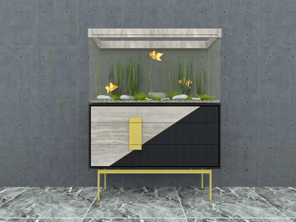 Goldfish Aquarium sketchup model preview - SketchupBox