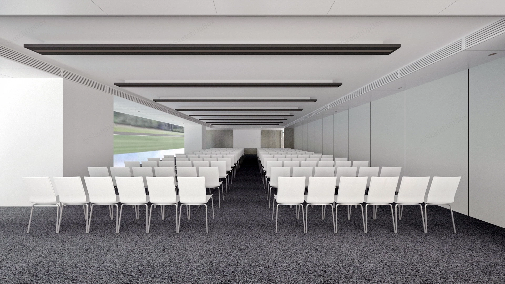 Office Training Room sketchup model preview - SketchupBox
