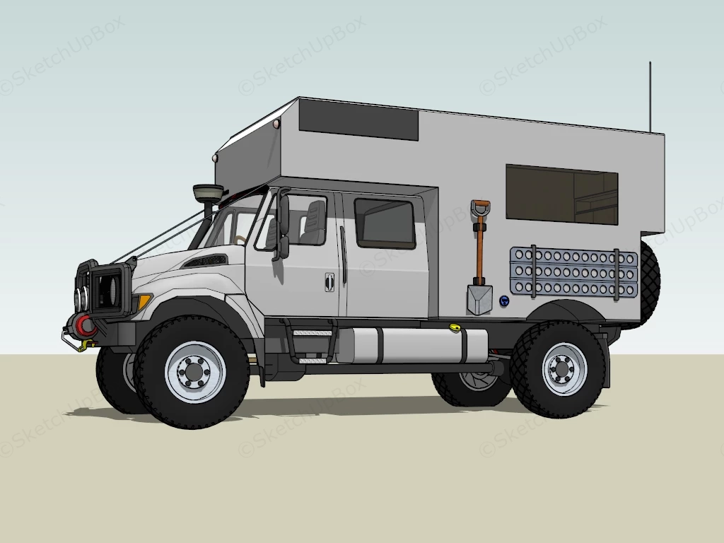 Truck Camper sketchup model preview - SketchupBox