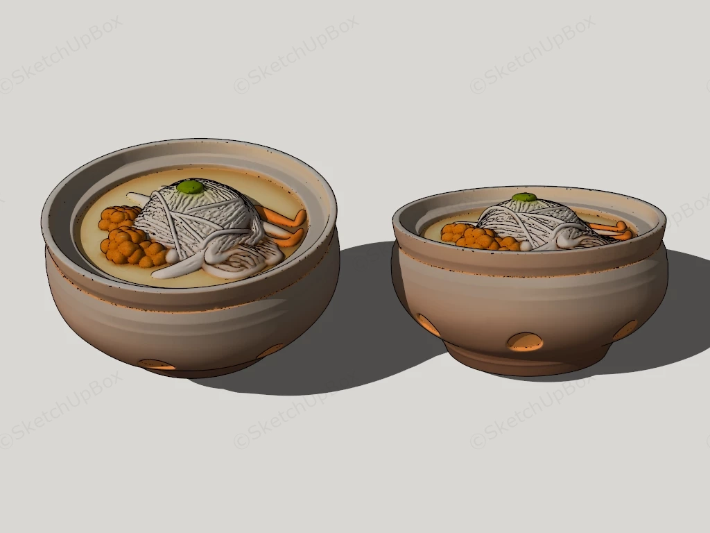 Soya Bean Curd sketchup model preview - SketchupBox
