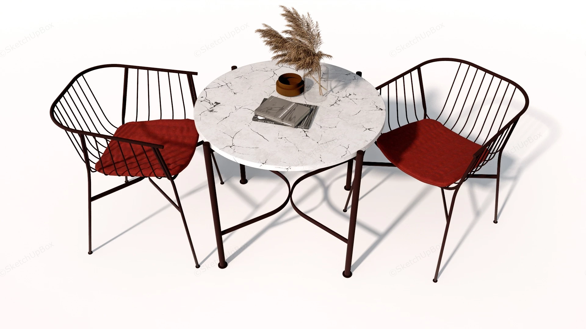 3 Piece Bistro Set sketchup model preview - SketchupBox