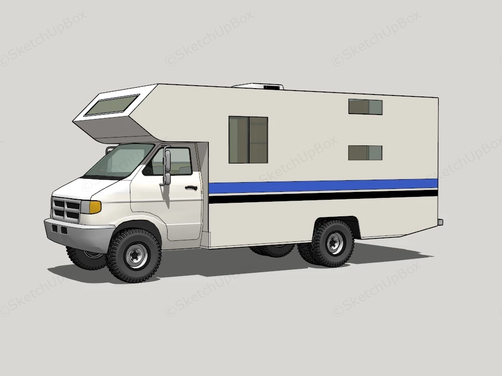 Class C Motorhome sketchup model preview - SketchupBox