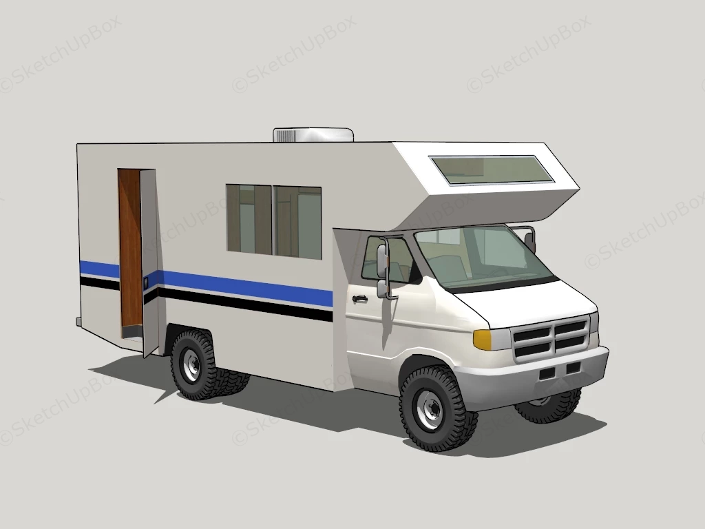 Class C Motorhome sketchup model preview - SketchupBox