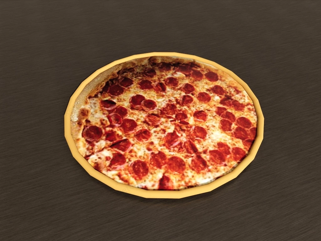 Ham Cheese Pizza sketchup model preview - SketchupBox