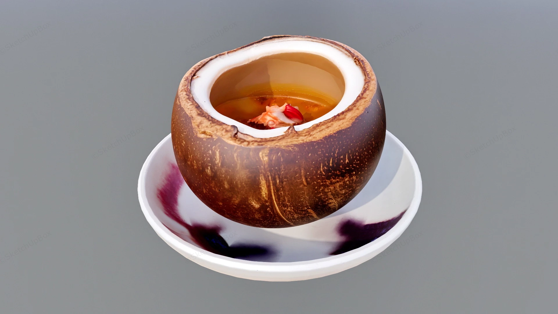 Coconut Shell Soup sketchup model preview - SketchupBox