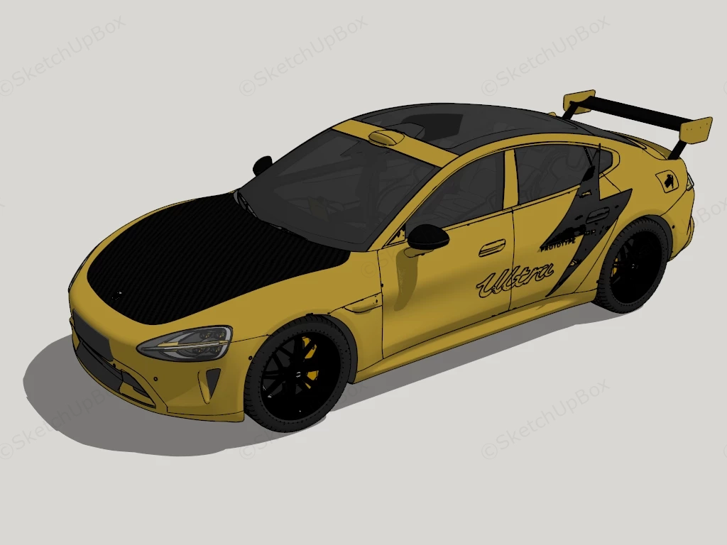 Xiaomi SU7 Ultra sketchup model preview - SketchupBox