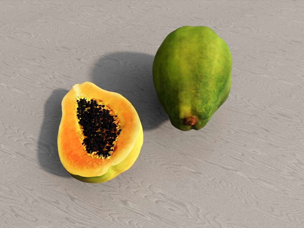 Pawpaw Fruit sketchup model preview - SketchupBox