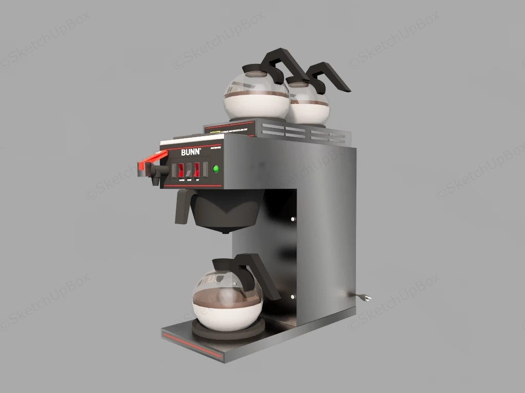 Bunn Coffee Maker sketchup model preview - SketchupBox