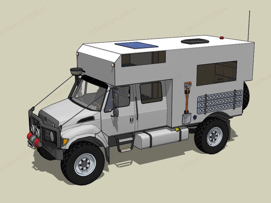 Pick Up Truck Camper sketchup model preview - SketchupBox