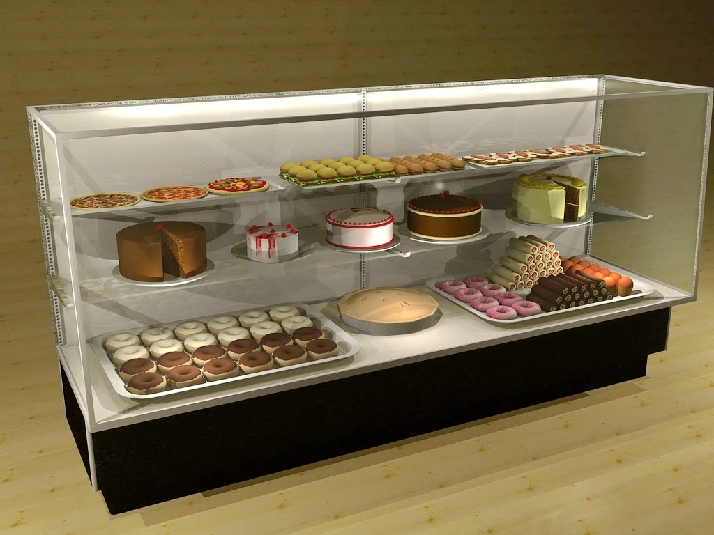 Food Retail Display Case sketchup model preview - SketchupBox