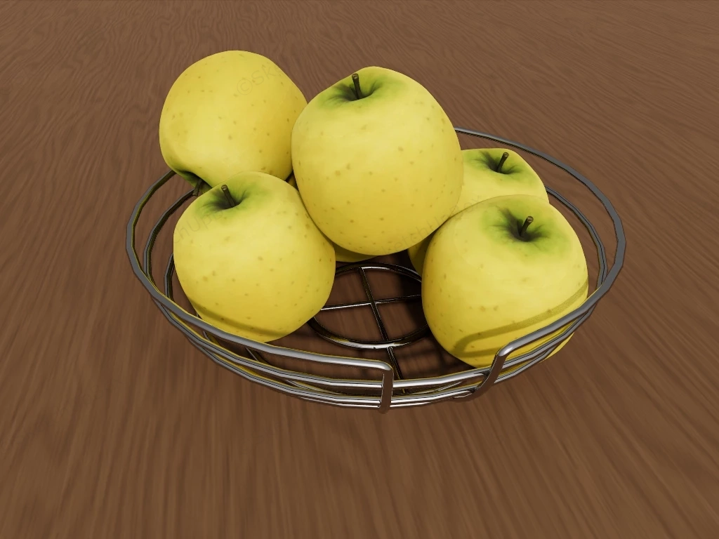 Yellow Apples sketchup model preview - SketchupBox