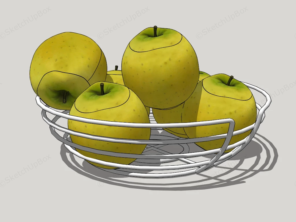 Yellow Apples sketchup model preview - SketchupBox