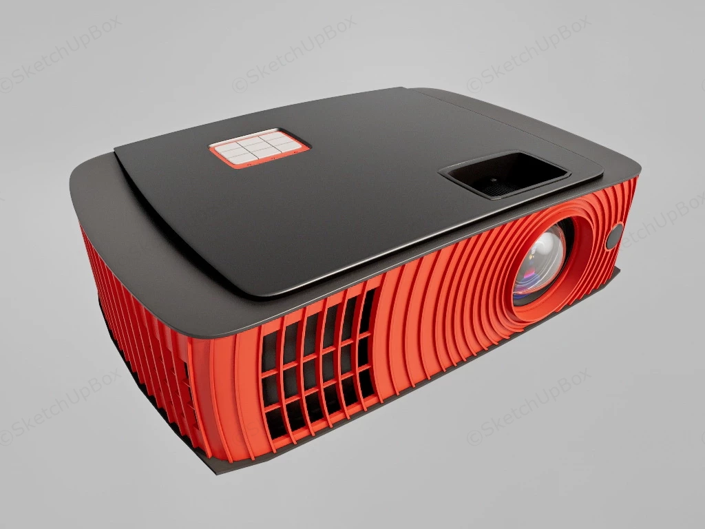 Home Theatre Projector sketchup model preview - SketchupBox