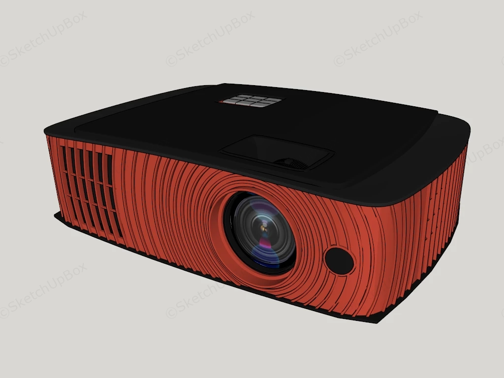 Home Theatre Projector sketchup model preview - SketchupBox