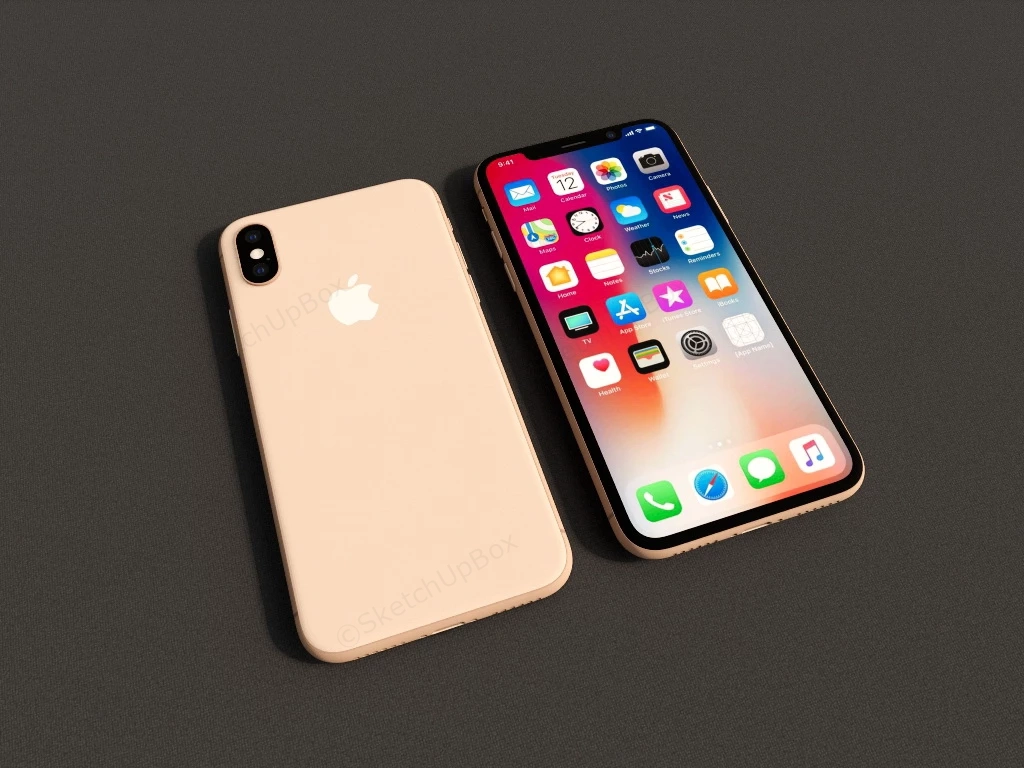 Apple IPhone X sketchup model preview - SketchupBox