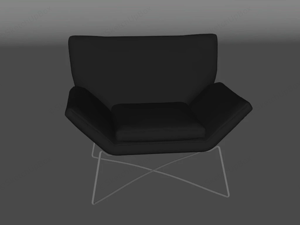 Modern Lounge Chair sketchup model preview - SketchupBox
