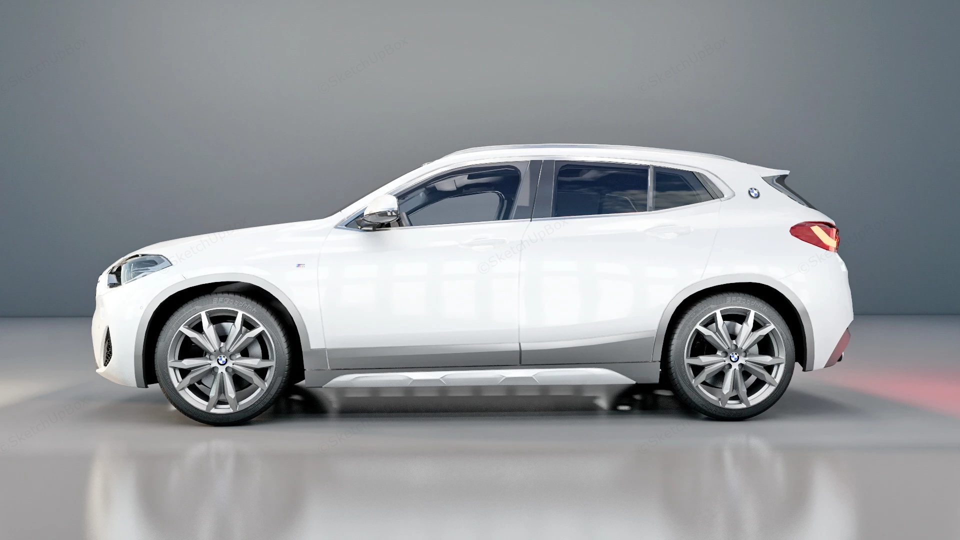 BMW X2 sketchup model preview - SketchupBox