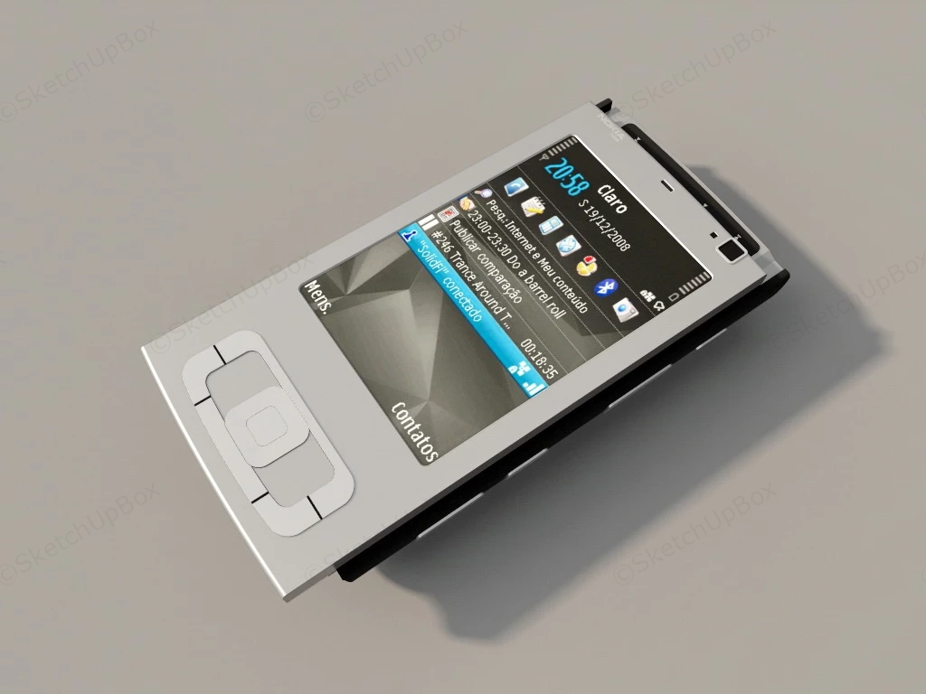 Nokia N95 sketchup model preview - SketchupBox