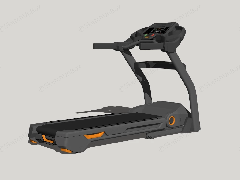 Treadmill Running Machine sketchup model preview - SketchupBox