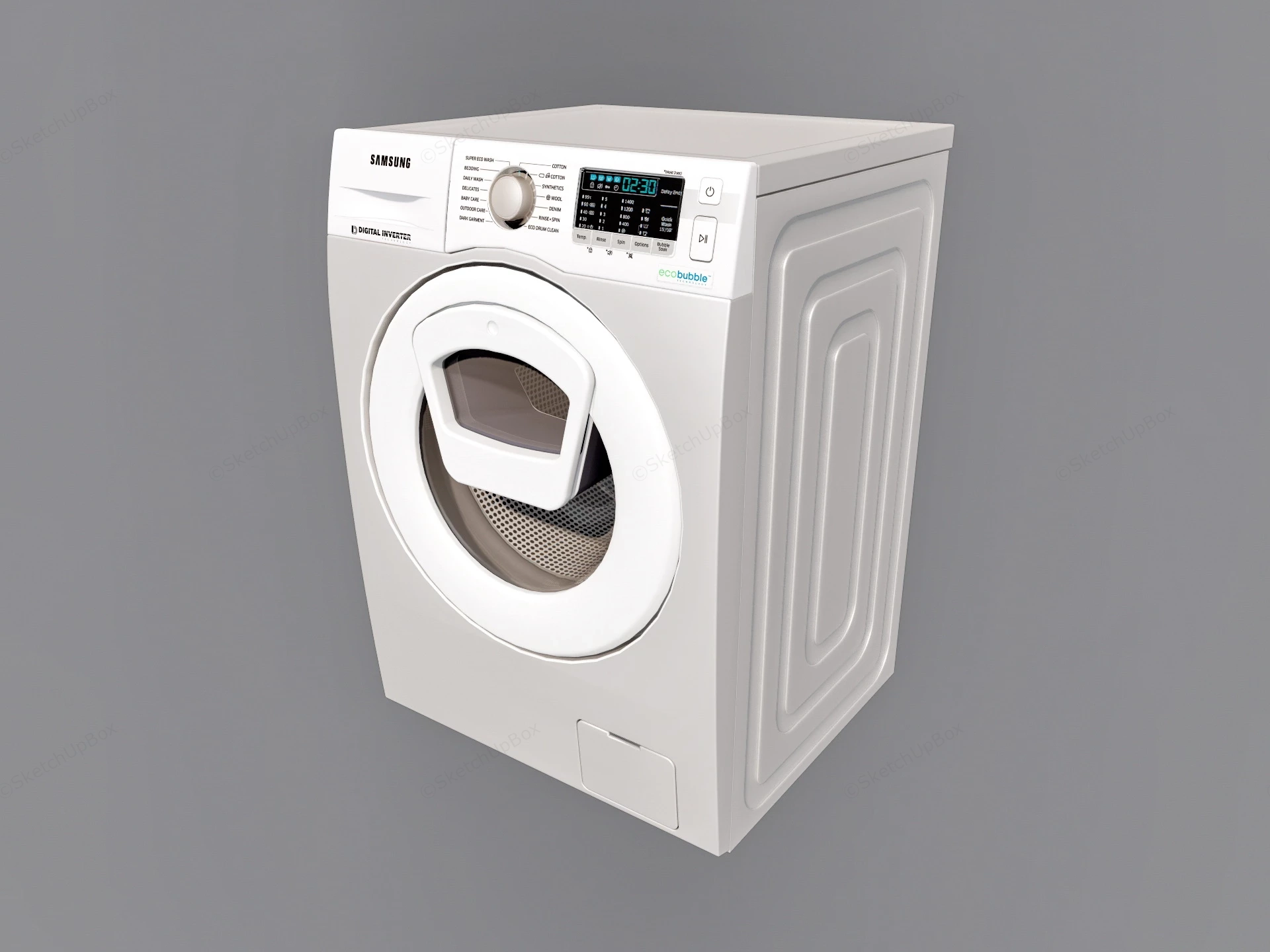 Samsung Front Load Washer sketchup model preview - SketchupBox