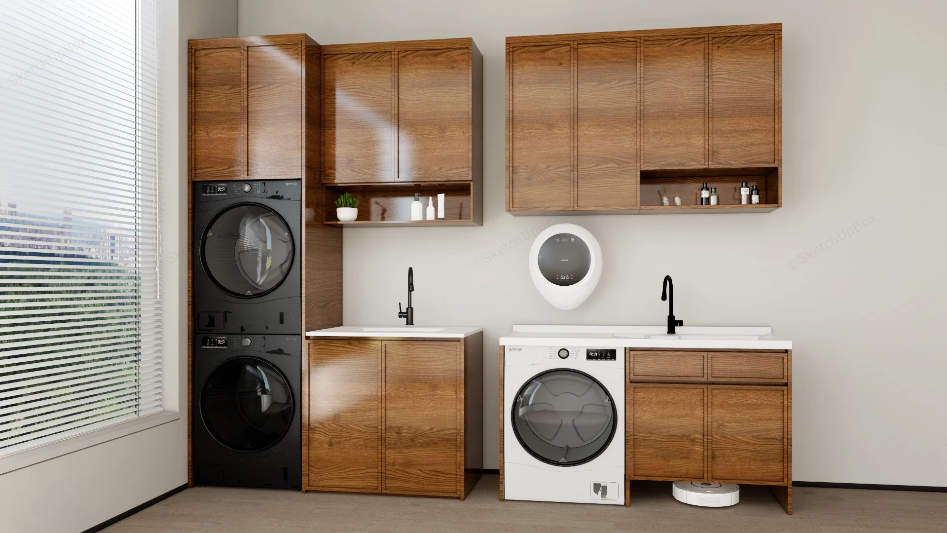 Laundry Room Interior Design sketchup model preview - SketchupBox