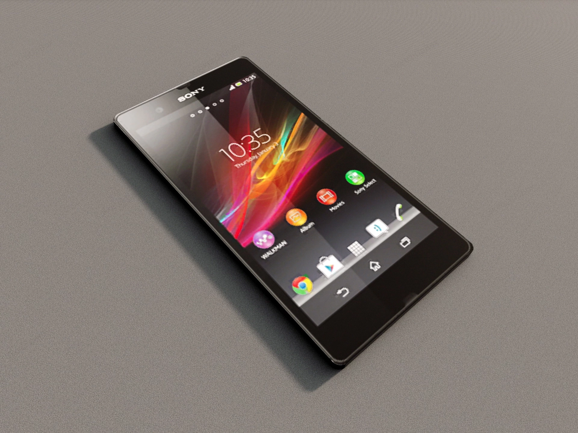 Sony Xperia Z sketchup model preview - SketchupBox