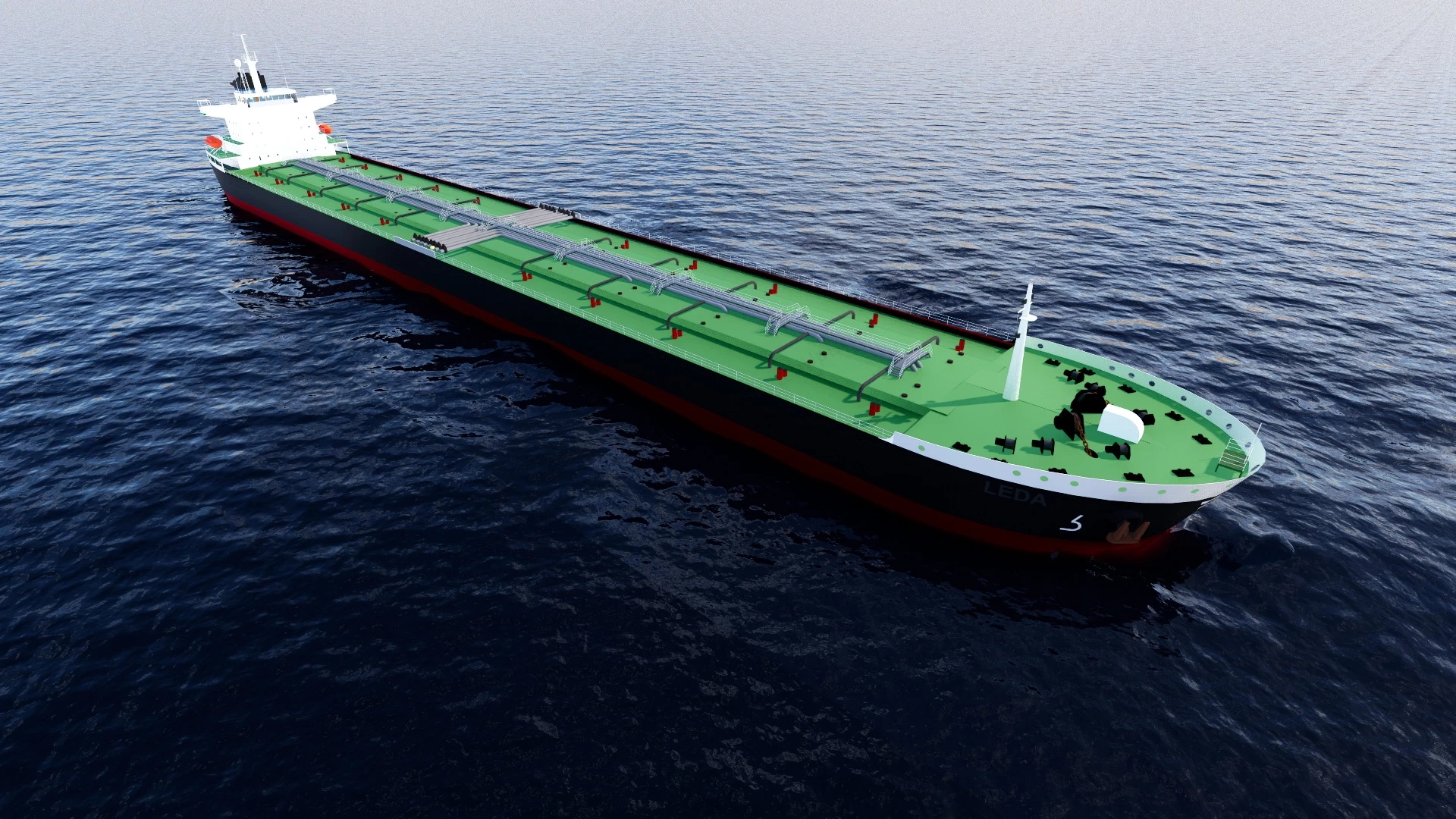 Oil Tanker Vessel sketchup model preview - SketchupBox