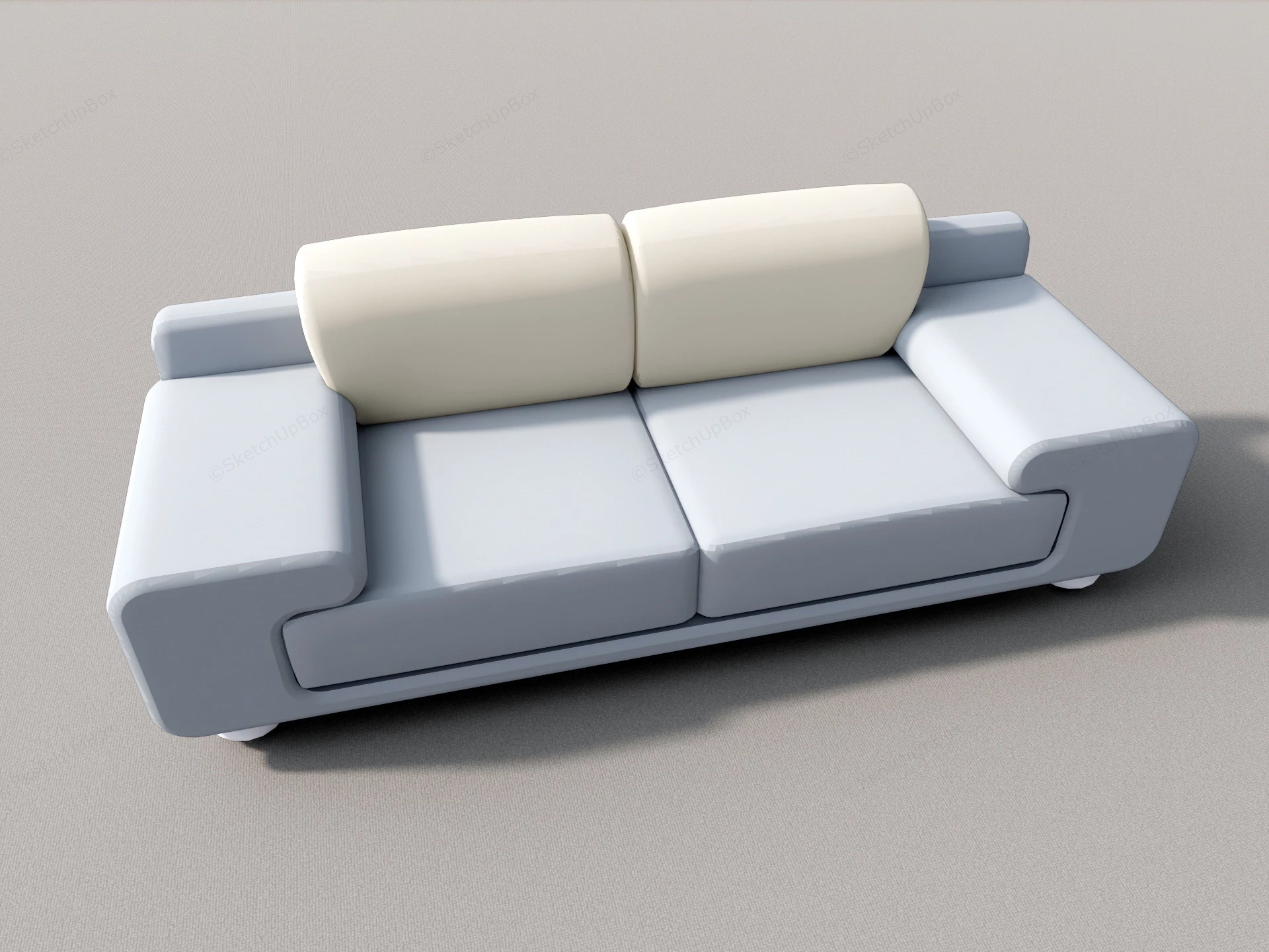 Modern Office Loveseat sketchup model preview - SketchupBox