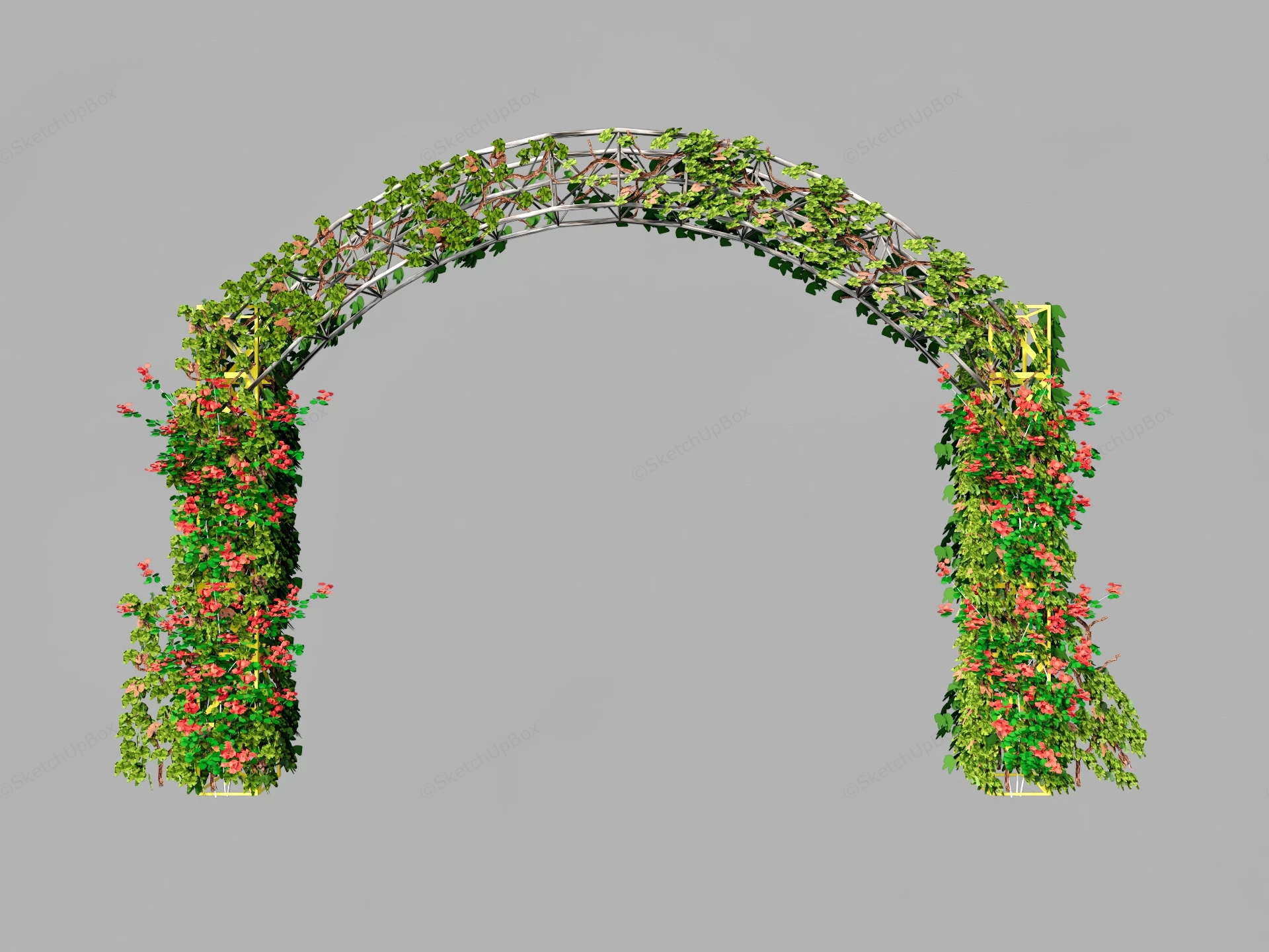 Garden Flower Vine Arch sketchup model preview - SketchupBox
