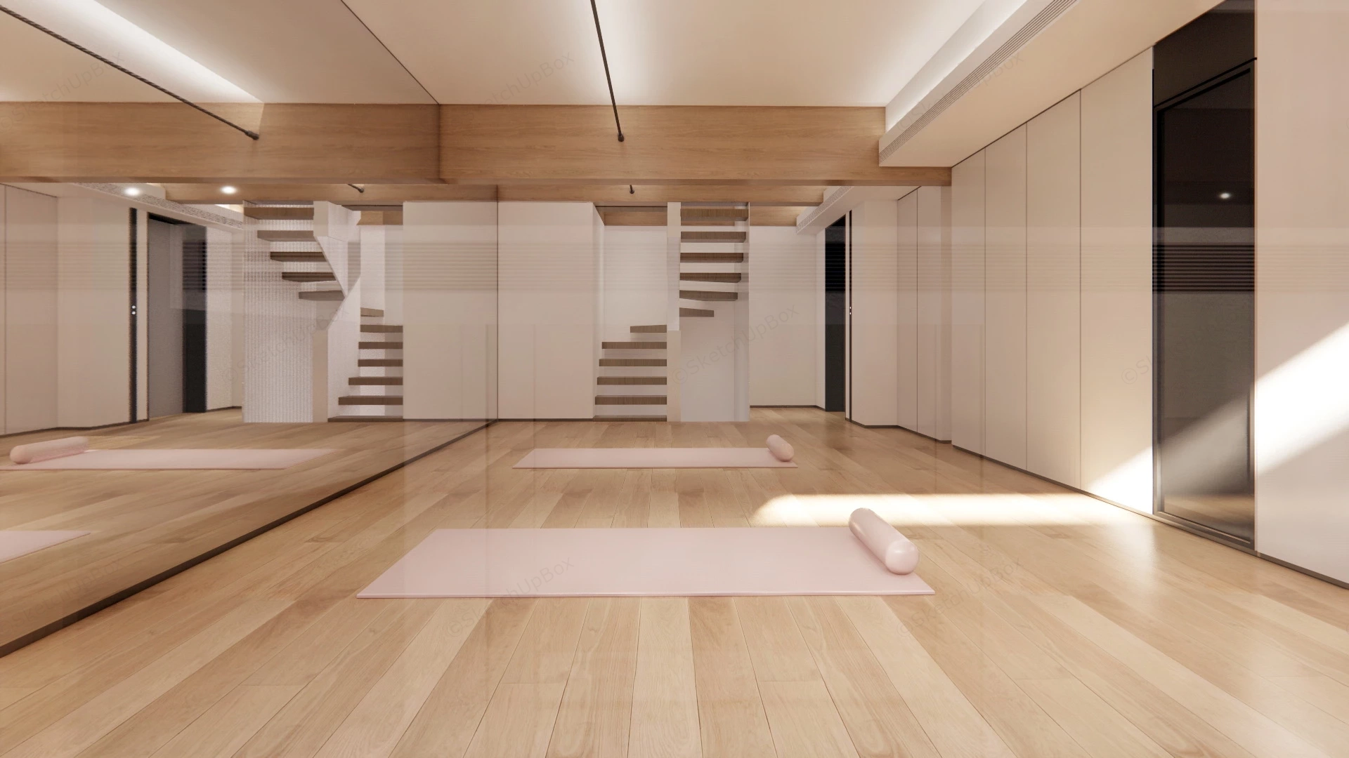 Yoga Meditation Room sketchup model preview - SketchupBox