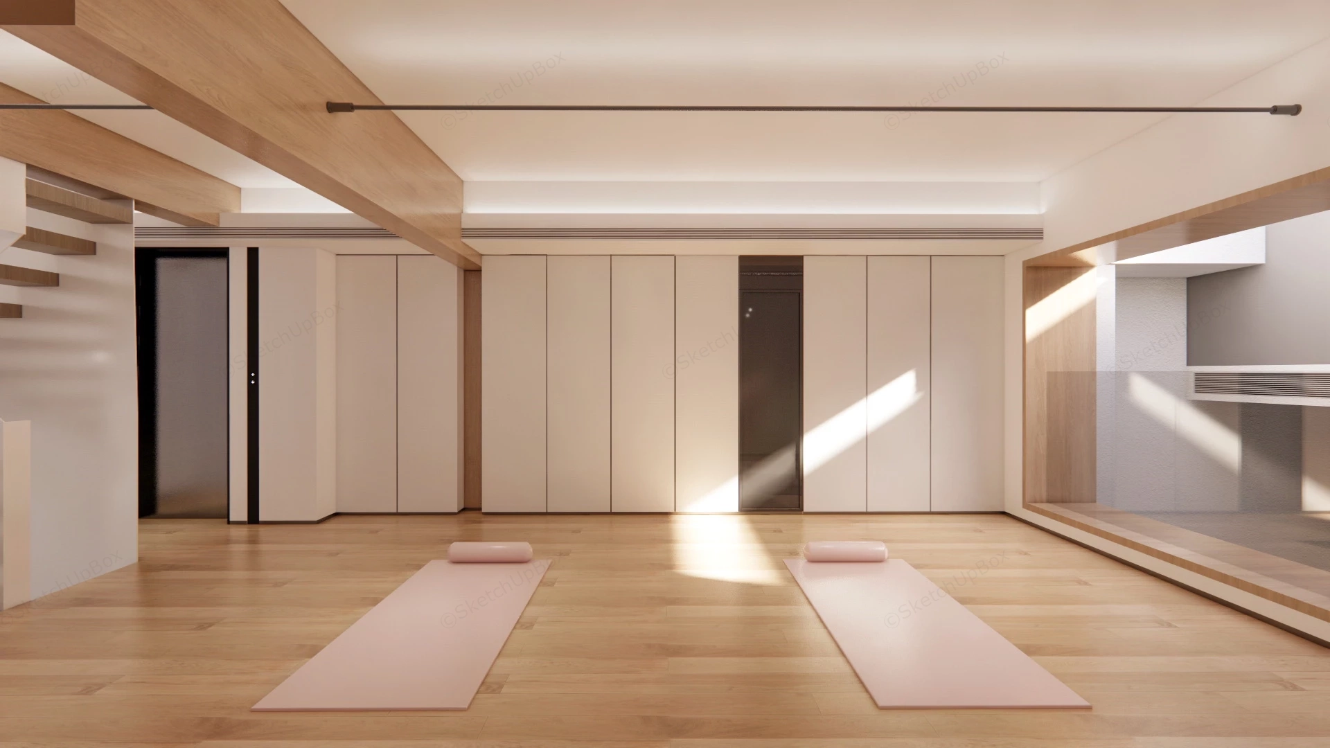 Yoga Meditation Room sketchup model preview - SketchupBox