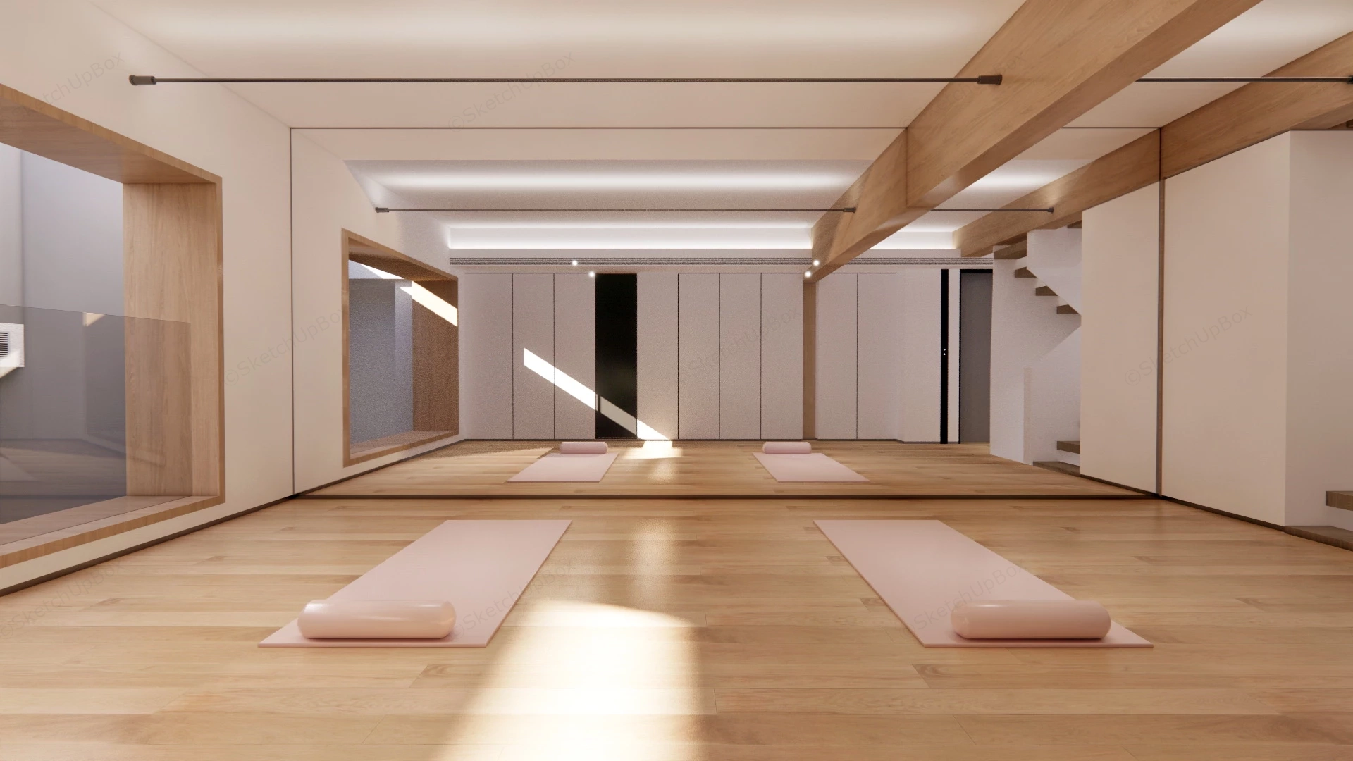 Yoga Meditation Room sketchup model preview - SketchupBox